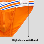 2-pack Men's Striped V-waist High-cut Briefs