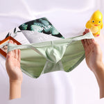 3-pack Men's Sexy Breathable U-convex Big Pouch Bikini
