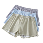 4 Pack Men's Pure Cotton Loose-Fit Antibacterial Home Sleep Boxer Shorts