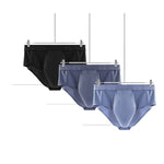 2 Pack Men's Comfort Large Space U-Pouch Ultimate Fit & Breathability Briefs