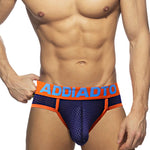 2 Pack Men's U-Pouch Mesh Low-Rise Briefs