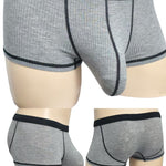 3 Pack Men's Ultra-Thin Cooling Large Supportive Pouch Breathable Low-Rise Trunks