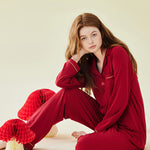 Modal Cotton Comfortable Couple Pajamas Set