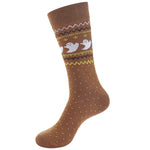 4 Pairs Pumpkin Personality Skeleton Cartoon Trendy Cotton Crew Socks