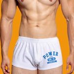 2-pack Men's DM Printed Lettering Low Waist Sexy Cotton Boxer Shorts