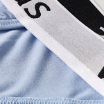3 Pack Men's Low-Rise Anti-Chafing Sexy Stretch Fit Briefs