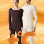 Men's Ultra-Soft Modal Second-Skin Warm-Touch Solid Color Cozy Thermal Sets