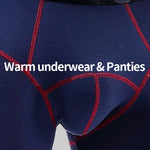 Men's Autumn Johns Underwear 2 in 1 Design Warm Polyester Tights