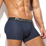Men's Breathable Mesh Odor-Control Quick-Dry Stretch Fit Trunks