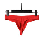 3 Pack Men's Sexy Low-Rise Seamless with Support Pouch Thongs