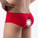 3 Pack Men's High Stretch Sexy Quick-Dry Stay-Put Fit Sporty Cut Solid Color Trunks