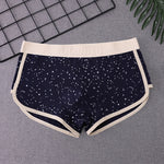 4-pack Men's Starry Sky Pure Cotton Personality Trendy Youth Boxer Briefs