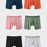2 Pack Men's Anti-friction Sports Long Nylon Mesh Briefs