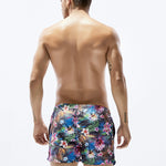 Men's Trendy Printed Sporty Cut Odor-Control Cooling Board Shorts