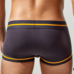 2 Pack Men's Spliced Color Trunks with Functional Fly