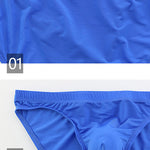 3 Pack Translucent U Convex Pouch Bikini For Men