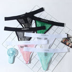 3 Pack Men's Cooling Airflow Contoured Pouch Skin-Friendly Strings