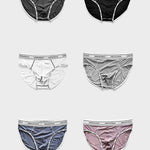 3 Pack Men's Breathable & Quick-Dry Antibacterial Mid-Rise Cooling Briefs