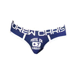2 Pack Men's Ultra-Soft Printed Low-Rise Sexy Sporty Cut Anti-Chafing Bikini