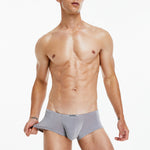 2 Pack Men's Stretch Fit Lightweight & Airy Solid Color Premium Comfy Trunks