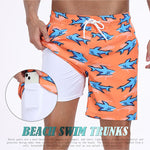 Men's Moisture-Wicking Cooling Airflow Fashion Vacation Board Shorts