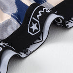 4 Pack Men's Trendy Plaid Design Daily Stretch Soft Trunks