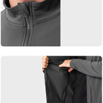 Windproof and Fluff Warm Training Coat for Men