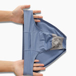 3 Pack Men's Sexy Mesh Breathable Gun Egg Separation Cotton Briefs