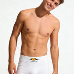 3 Pack Men's High-Rise Cotton Midway Briefs with Wide Waistband and Antibacterial Lining