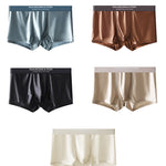 3 Pack Men's Solid-Color Breathable Trunks