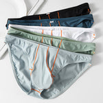 3 Pack Men's U-Pouch Ice Silk Briefs