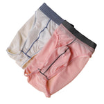 3 Pack Men's Cooling Airflow Second-Skin Feel Ice Silk Touch Briefs