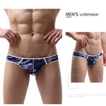 3-pack Men's Nylon Low-rise U-shaped Briefs