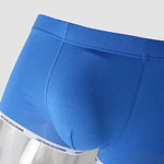 Men’s Letter Trim Applique Cotton Trunks