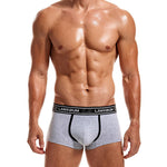 3 Pack Men's Solid Color Odor-Resistant Soft Supportive Pouch Trunks