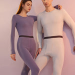 Men's Odor-Resistant Heat-Generating Fleece-Lined Base Layer Thermal Sets