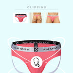 3 Pack Men's Mesh Thong with Stretch & Breathable 3D Support Pouch