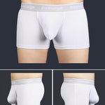 FreeLonger Men's Comfy Separate Support Pouch Trunks
