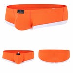 2 Pack Men's Ultra-Soft Modal Breathable Seamless Comfort Low-Rise Trunks