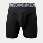 2 Pack Men's Anti-Chafing Soft Cotton Front Opening & Separate Pouch Midway Briefs