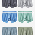 Men's Breathable Solid-Colored Antibacterial Seamless Trunks
