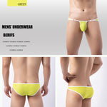 3 Pack Men's Stay-Cool  Day-Long Comfort Supportive U-Pouch Soft Bikini