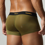 2 Pack Men's Soft Touch Mid-Rise Cooling Minimalist Design Trunks