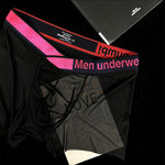 Men's Quick-Dry Semi-Sheer Lightweight Ice Silk Trunks