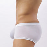 2 Pack Men's Soft U-Pouch Sexy Breathable Solid Color Trunks