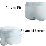 4 Pack Men's Modal Skin-Friendly Solid Color Mid-Rise Briefs