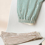 Men's Thin Loungewear Pants Loose Striped Breathable Shorts
