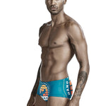 Men's Trendy Lightweight Seamless Comfort Odor-Control Swim Trunks