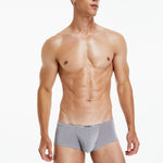 2 Pack Men's Stretch Fit Lightweight & Airy Solid Color Premium Comfy Trunks