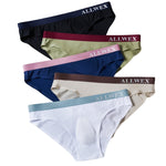 4 Pack Men's Cooling Stretch Fit Lightweight & Airy Soft Touch Briefs